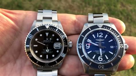 compare longevity of breitling to rolex|Breitling superocean vs Rolex submariner.